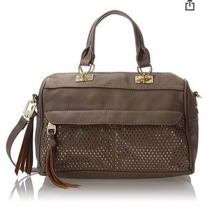 NWT STEVE MADDEN Bmayaa Satchel in Smoke